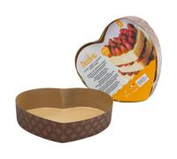 Decora Stampo per Dolci Cuore in Carta Set 5 Pezzi 20 x 22 x 5 H cm