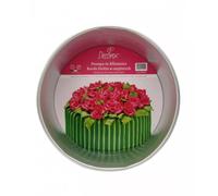 Decora stampo tondo dritto alluminio professionale 40 cm