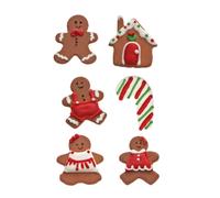 DECORA STENCIL GINGERBREAD IN ZUCCHERO 6 PZ