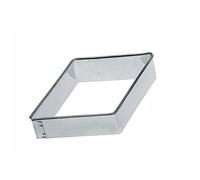 Decora Tagliapasta Mostacciolo, Acciaio, Argento, 8 cm