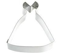 Decora Tagliapasta Vestito da Sposa, Acciaio, Argento, 9 x 10 cm
