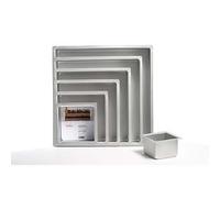 DECORA TEGLIA PROFESSIONALE ANODIZZATA QUADRATA 25 X 25 h.7,5cm 0062640