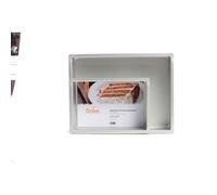 Teglia Rettangolare - stampo per torte in Alluminio Anodizzato 30x20cm