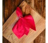 Decorable Set di 6 Tovaglioli di Lino, Tovaglioli di lino Rossi, Tovaglioli per Feste, Tovaglioli Natalizi, Red Linen Napkins, 100% Linen Napkins, Dinner Napkins, Wedding Napkins