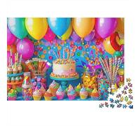 Decoración de cumpleaños_1 Puzzle 1000 Pezzi Cartoncino Premium Set Per Adulti, Sfida Gioco Educativo, Attività Divertente A Casa, Ottima Idea Regalo 38x26cm/1000pcs