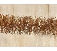 Decoración de Navidad Lang, Adorno navideño, Ornamento de Navidad, Decoración Festiva, Made in Italy, 1000x8 h8 cm, Cobre