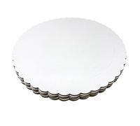 Decoracion Dulce Confezione da 10 basi extra forti per torte 25 cm x 3 mm (bianco)