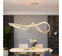 Decoración Moderna del hogar, lámpara de araña de Cristal, escalera, Sala de estar, accesorios de iluminación Interior