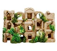 Decoración para acuario Nobby, diseño de columnas antiguas con plantas, 42 x 12 x 27,5 cm