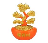 Decoración Para Salpicadero De Coche: Árbol De Dinero Con Energía Solar, Lindos Accesorios Para Interiores De Automóviles, Novedoso Para Vehículos | Divertidos Para Salpicadero De Coche