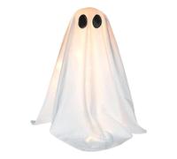 Decoraciones De Halloween Iluminadas Con Fantasmas - Fantasmas Balizas Con Led Cálido A Pilas | Decoración De Mesa Fantasma Con Luces De Cadena | Accesorios Para Ambiente Festivo Para Césped, C