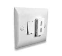 Decoralin Confezione da 4 tappi di protezione per interruttori della luce impediscono ai bambini o all'accensione accidentale di accensione e spegnimento consentendo un facile accesso per la