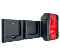 Decoralin Supporto da parete per batteria Bosch Professional e ProCORE da 18 V, contiene 3 batterie, organizer per rack di stoccaggio, colore nero, supporto per batteria compatibile con utensili