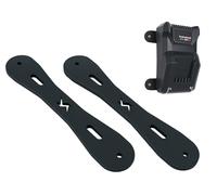 Decoralin Supporto da parete per caricabatterie Bosch 18 V e 12 V, compatibile con GAL 18V-40, GAL 1180 CV, AL 18V-44, GAL 12V-40 - Staffa di ricarica con viti e tasselli - nero, prodotto in Europa