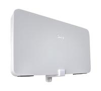 Decoralin Supporto da parete per Sky Wifi Max Hub, SR213 SR203 Broadband Router Bracket, facile da installare, bianco, completo di viti e fissaggi