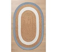 DECORAM WORLD 2,3 x 3,9 m grigio e bianco con pavimento beige scandinavo corridoio