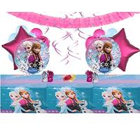 decorata party Deco Kit n 67 - Accessori Allestimento Festa a Tema Personaggio a Scelta (Frozen)