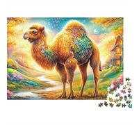 Decorated Camel by A Cozy Cottage Puzzle Da 1000 Pezzi Desert-style Camel Gioco Di Sfida Per Uomini, Donne E Anziani 70x50cm/1000pcs