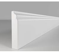 Decoration - Battiscopa Ducale Bianco in PVC Zoccolo Facile da Installazione