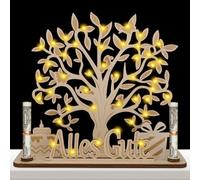 Décoration d'Arbre de Vie, Albero dei Soldi in Legno, Confezione Regalo a LED per Denaro, Albero Della Vita in Legno Centrotavola, Regalo di Compleanno in Legno, Matrimoni, Feste, Anniversari