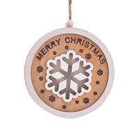 Décoration de Noël - Ornement lumineux en bois | Flocon de neige Ange Renne LED | Pendentif arbre de, Décoration festive, Maison hiver, Cadeaux de Noël, Signe lumineux LED