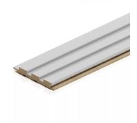 Decoration Doghe in MDF 3D Legno, 275 x 11,9 x 1,6 cm, Set da 4 Pezzi