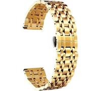 Decorations 316L Stainless Steel Watch Band High End Replacement Watch Band 6 Color For Women Men Gold, Silver, Black, Rose Gold, Gold Ton Beautiful