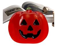 Décorations Citrouilles Halloween - Ornements Lumineux en Résine Pour Table Maison Jardin | Statuine Miniatures Décoratives, Fête Intérieur Extérieur Terrasse Saison Automne Ambiance Festive