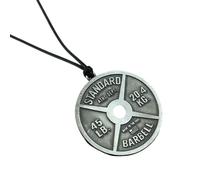 Decorations Nuovo 2025 Arrivo Sports Ploelessing Plove Lifting Bulbell Pendant Dumbbell Plate Rope Chain's Gym Fitness with per You Accessori Regali creativi alla Beautiful