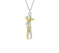 Decorations Nuovo 2026 Unisex Abbraccio Coppie Ciondolo per Lui e lei, la Storia Due Amanti Gioielli affettuosi sampoli da Donna Accessori alla di Beautiful