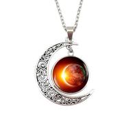Decorations Nuovo 2026 UNIVERE SPASE Moon Crystal Convex Round Glass, Gioielli Regali di Accessori creativi Beautiful
