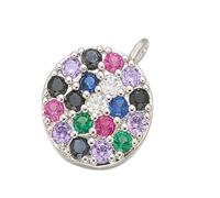 Decorations Nuovo ciondoli a Rotondo da 2026 11x14mm in Ottone per Le Orecchini Modelli di Gioielli: VD560 Fashion Creative Gift Beautiful