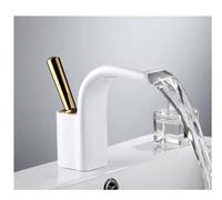 Decorations Rubinetto del lavandino del Bagno Rubinetto Caldo Mixer Freddo Cagna Mazzo Montato a Foro Singolo Tocco Cromato Rifinito, Facile Installazione Beautiful