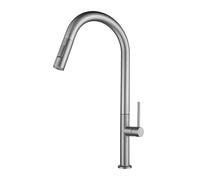 Decorations Tall Black Kitchen Doucet Cold And Hot Mixer Tirare Fuori a Due funzioni Materiale in Acciaio Inossidabile Montato sul Ponte, Facile Installazione Beautiful
