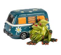 Decorativa Froschpaar Campingurlaub Con Van Blu Verde FORMANO Froschhausen