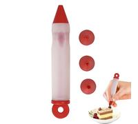 decorativa per torte pop - silicone - cibo - penna da scrivere con consigli sulla punta per glassa, crema per biscotti, pasticceria, kit per torte, cottura e fai da te