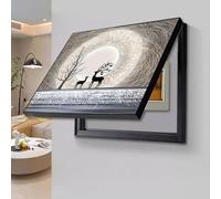 Decorativa Quadro Decorativo della Scatola di Distribuzione per, Coperchio Decorativo per Scatola Elettrica, Pittura Decorazione da Appendere Nascondi Dipinti,014,60 * 80cm