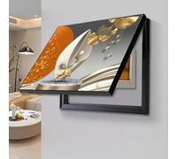 Decorativa Quadro Decorativo della Scatola di Distribuzione per, Coperchio Decorativo per Scatola Elettrica, Pittura Decorazione da Appendere Nascondi Dipinti,003,40 * 50cm