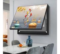 Decorativa Quadro Decorativo della Scatola di Distribuzione per, Coperchio Decorativo per Scatola Elettrica, Pittura Decorazione da Appendere Nascondi Dipinti,008,45 * 55cm