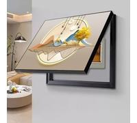 Decorativa Quadro Decorativo della Scatola di Distribuzione per, Coperchio Decorativo per Scatola Elettrica, Pittura Decorazione da Appendere Nascondi Dipinti,001,50 * 60cm