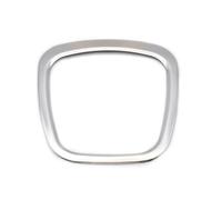 Decorative Auto Per A4 B6 B7 B8 Per A6 C6 Per A5 Per Q7 Per Q5 Per A3 8P S3 8V Accessori Interni Stile Auto Volante Centro Logo Coperture Adesivi Finiture(Silver)
