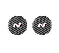 Decorative Auto Per Hyundai N Nline Per Tucson Per Kona Per Sonata Per Veloster Per I30 Per I20 Tappetino Tazza D'acqua Con Motivo Fibra Carbonio(A 2PCS)