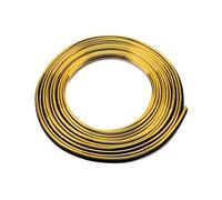 Decorative Auto Strisce Flessibili Universali Modanature Auto 5 M 1 M Modanature Interne Auto Finiture Cruscotto Bordi Delle Portiere Styling Auto(3M gold)