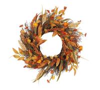 Decorative Autumn Wreath Wall Decor - Thanksgiving Fall Wreath