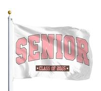 Decorative Bandiera Pirata Senior Class Of 2026 Bandiere Da Balcone Colori Vivaci Flag Per Esterno Bar Conferenza 90X150Cm