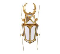 Decorative Bug Insects Beetle Mirrors,Mid Century Modern Insect Decor Wall Hanging,Creative Resin Stag Beetle Wall Decor,Perfect for Victorian and European Themed Homes,Unique Gift (1PCS-golden)
