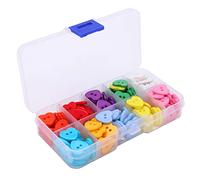 Decorative Button Colorful Crafts Buttons Accessories Durable Children Sweater Shirt Buckle 180PCS Mixed Sewing Buttons for Variety Clothing Sewing DIY Craft 15mm