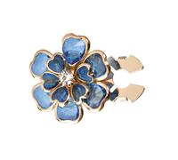 Decorative Button Covers, motivo floreale Cufflinks, abbigliamento formale | Alloy Strass Flower Button Covers Peso 8 g, Designed to Slip Over Camicia Standard Button For Instant Formal