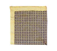 Decorative Cloth Pooja Asaan Mat Backdrop Large (Size :- 36 Inches x 36 Inches) Puja Indian Traditional Cultural Festival Navratri Decorations Backdrop Statue Chowki Aasan Mat Posters Frame (Blue)
