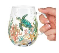 Decorative Coffee Mugs - Glass, Botanical Drinkware | Hummingbird Cup
